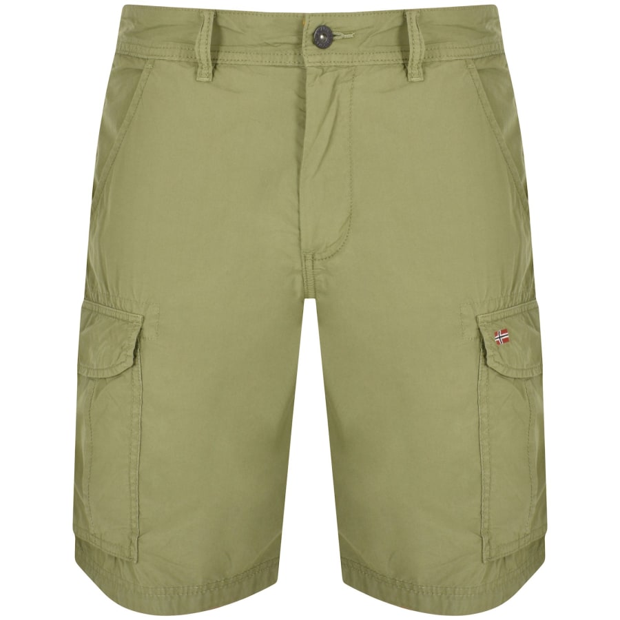 Napapijri Noto 2.0 Cargo Shorts Green Mainline Menswear Denmark